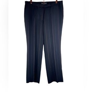 Richard Tyler Couture Striped Black Pants Size 14